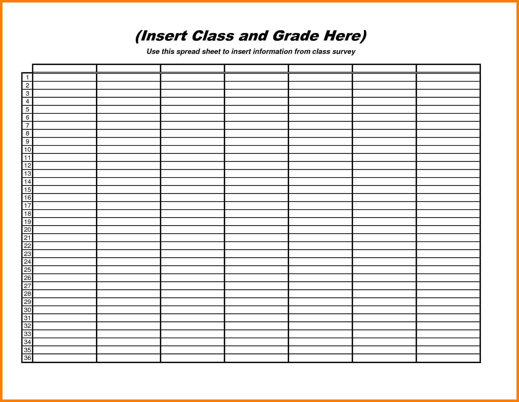 Free Blank Excel Spreadsheet Templates Pertaining To 10+ Excel Spreadsheet Template Free  Gospel Connoisseur