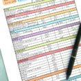 Free Budget Spreadsheet Printable Intended For Free Budgeting Worksheet Printable To Help You Learn How To Budget