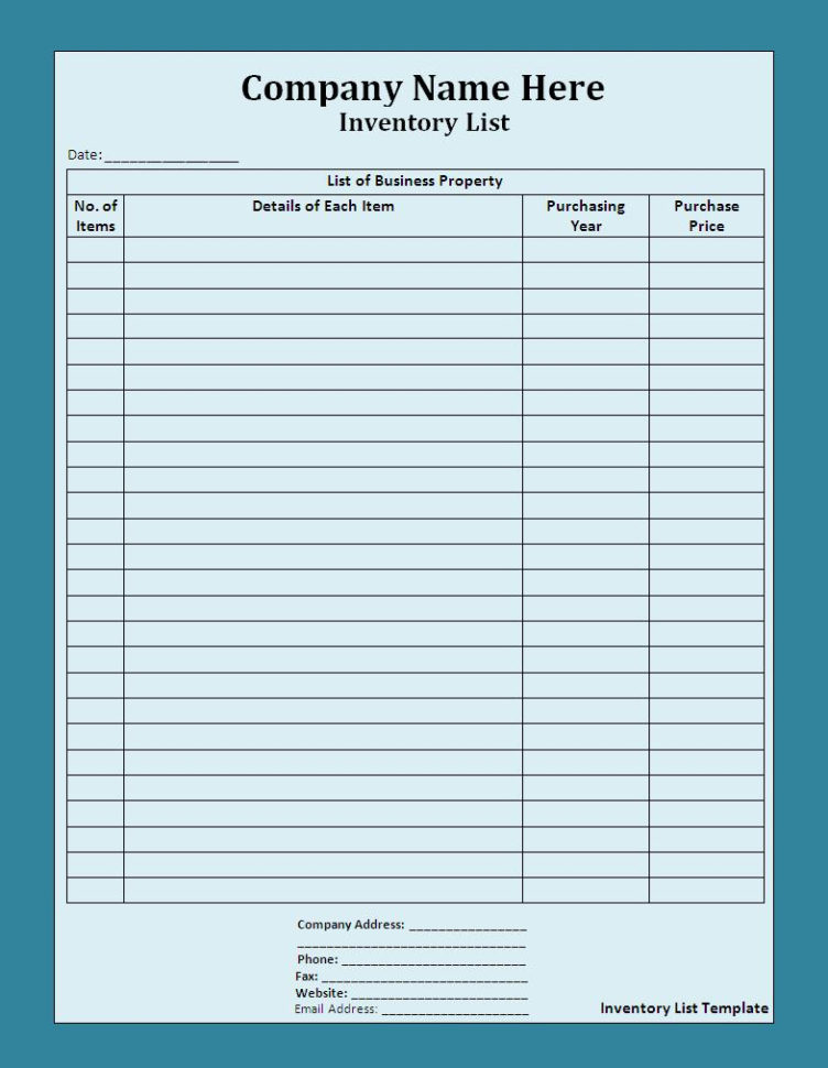 Free Business Inventory Spreadsheet For Small Business Inventory Spreadsheet Template  Homebiz4U2Profit