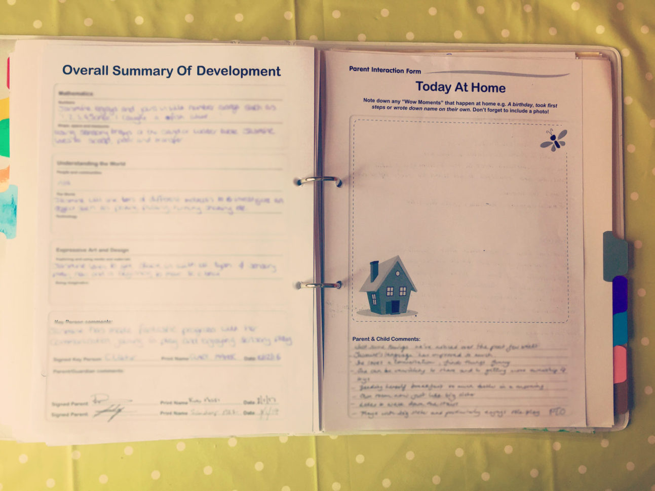Free Childminding Accounts Spreadsheet Intended For How I Organise My Learning Journeys  Clare's Little Tots