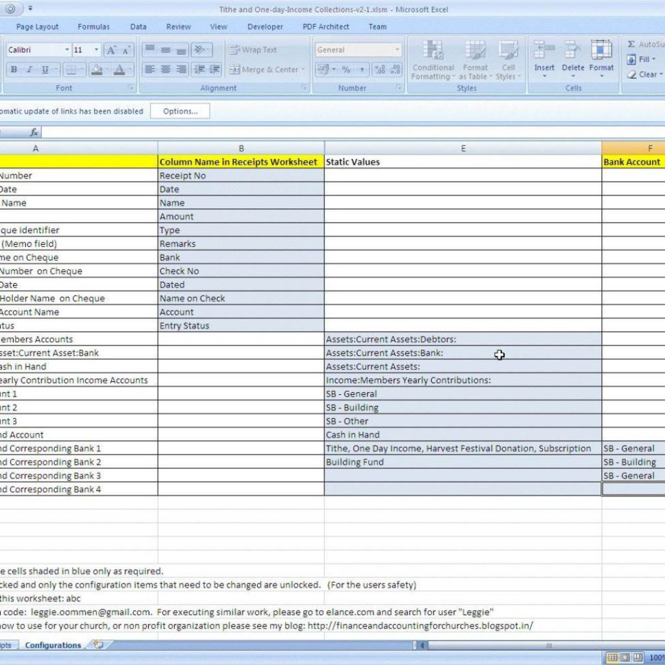 Free Church Contribution Spreadsheet With Regard To Tithe Tracking Spreadsheet And Free Church Tithes Spreadsheet Excel