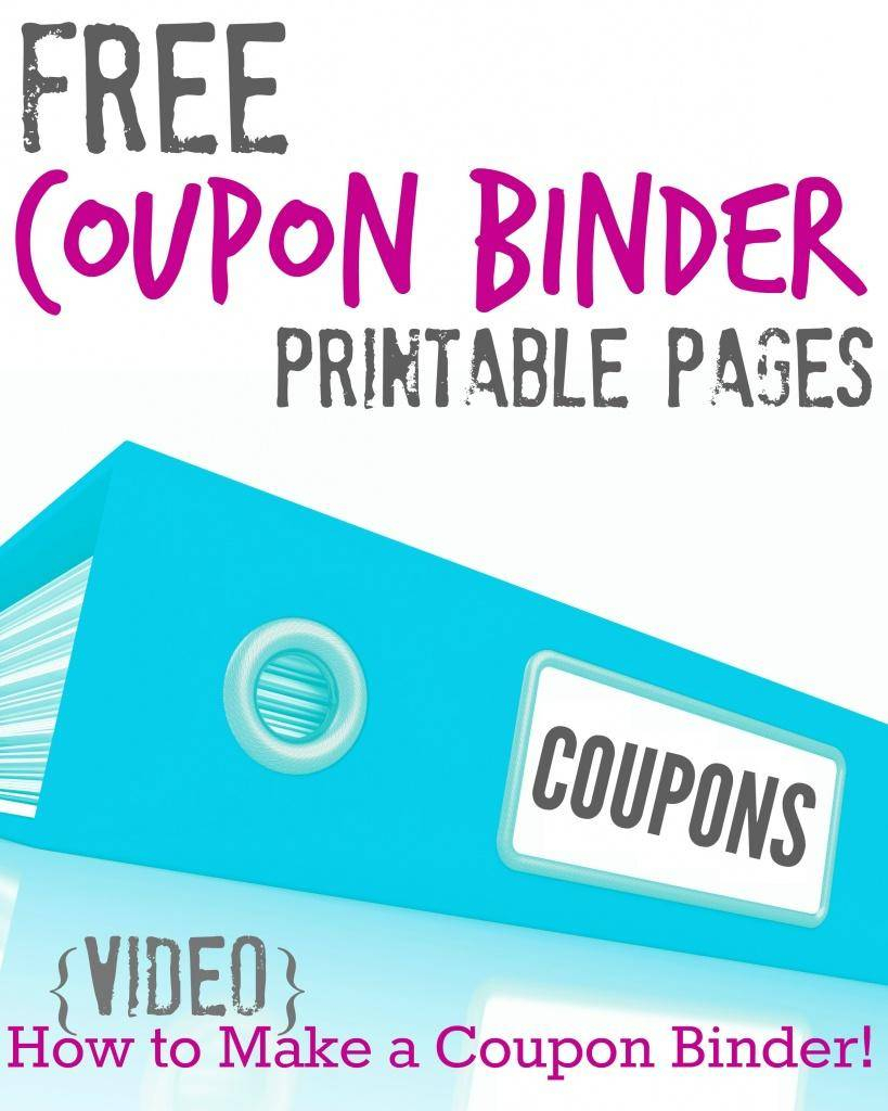 Free Coupon Organizer Spreadsheet Pertaining To Free Printable Coupon Binder Pages!!!  Passion For Savings