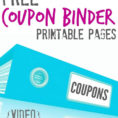 Free Coupon Spreadsheet Throughout Free Printable Coupon Binder Pages!!!  Passion For Savings