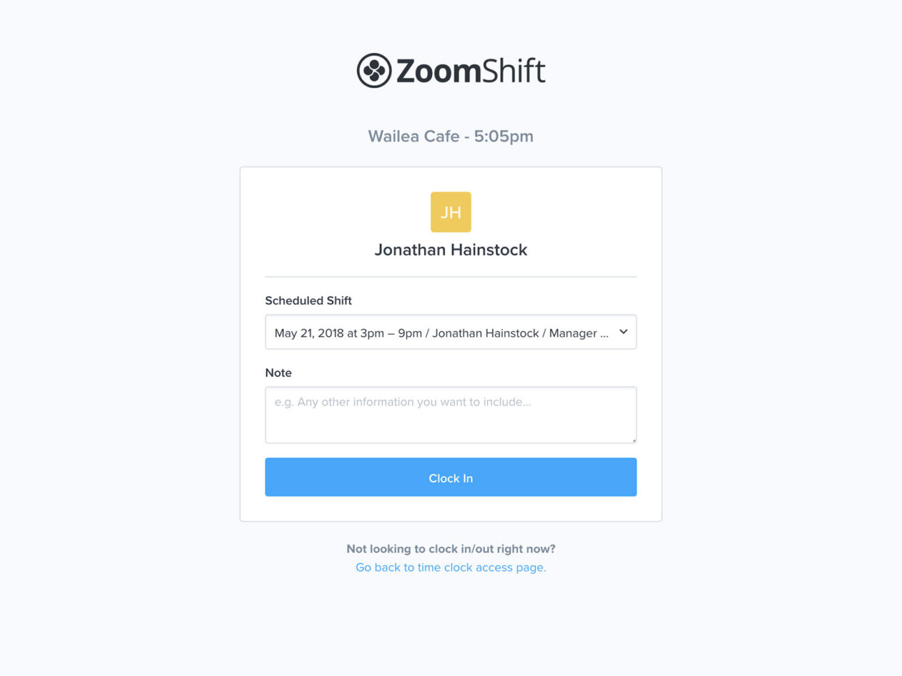 Free Employee Time Tracking Spreadsheet With Regard To Free Time Clock Software  Zoomshift