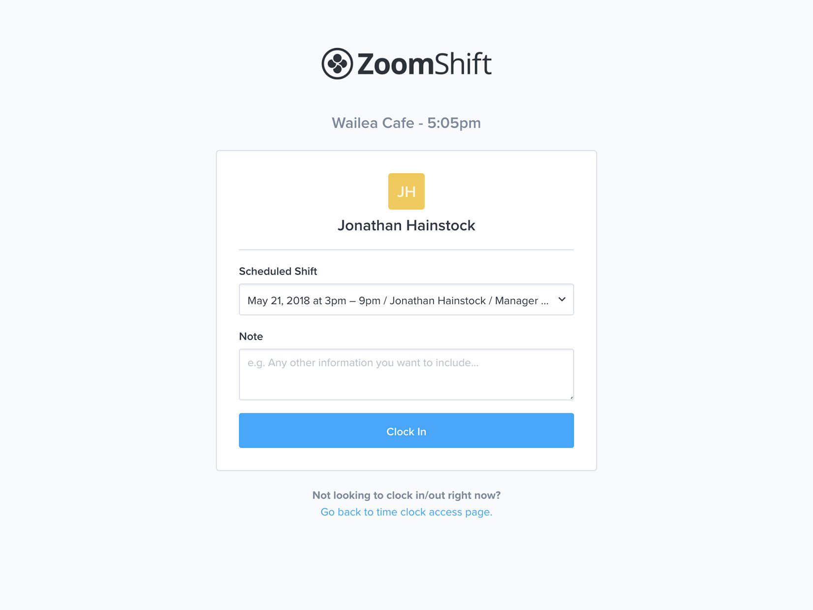 Free Employee Time Tracking Spreadsheet with regard to Free Time Clock Software  Zoomshift