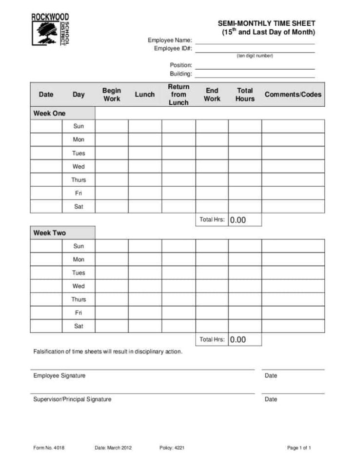 Free Employee Time Tracking Spreadsheet Spreadsheet Downloa Free ...