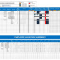 Free Employee Vacation Tracking Spreadsheet Template Inside Employee Vacation Template  Kasare.annafora.co