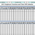 Free Employee Vacation Tracking Spreadsheet Template With Employee Vacation Template  Kasare.annafora.co