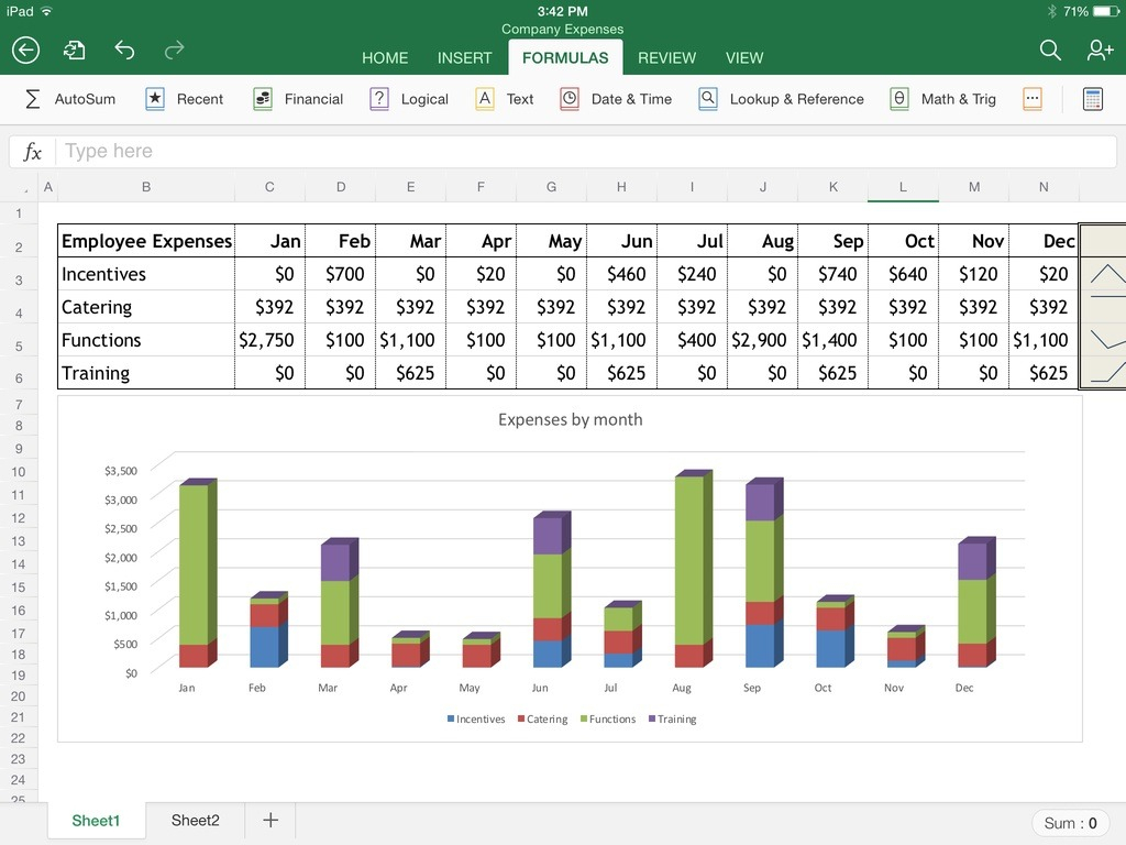 Free Excel Spreadsheet App With Regard To Excel For Ipad: The Macworld Review  Macworld