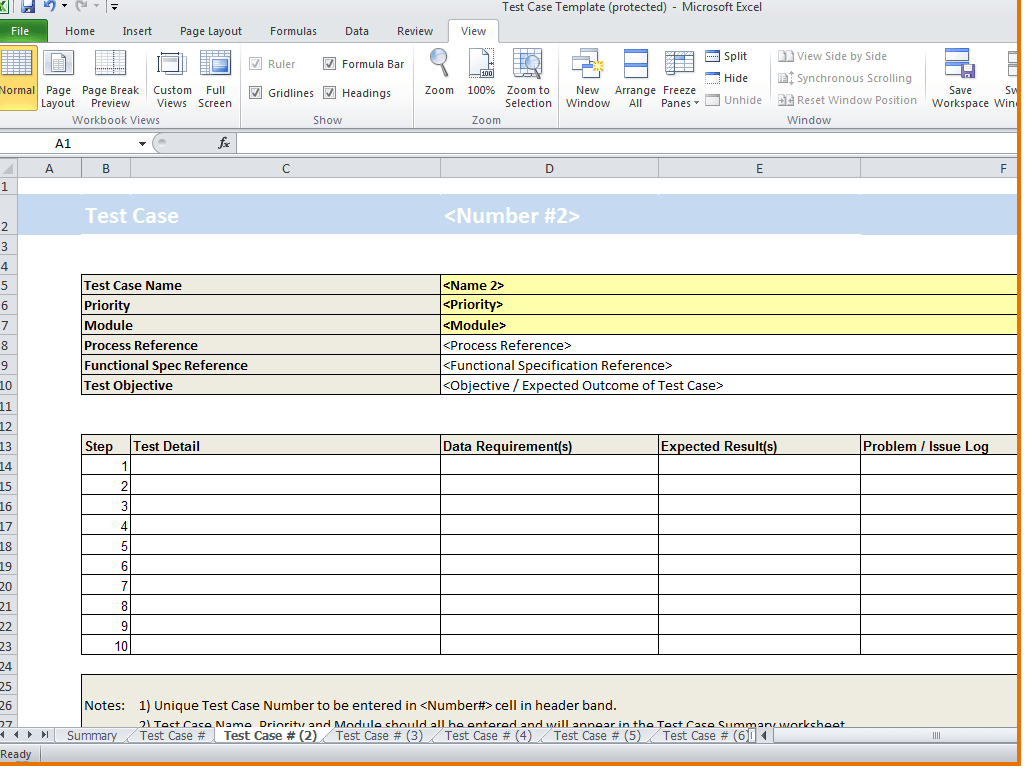 free excel assessment test download