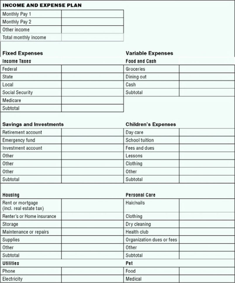 Free Income And Expenditure Spreadsheet Intended For Income And Expense Spreadsheet 2018 Free Personal Finance B ~ Epaperzone