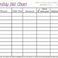 Free Monthly Bill Organizer Spreadsheet throughout Free Printable Bill Organizer Template And Monthly With Plus
