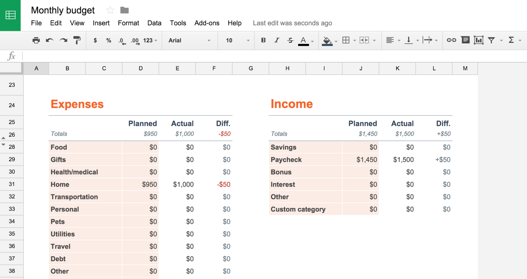 excel to google sheets