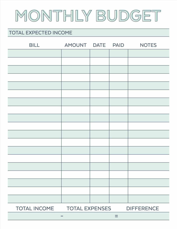 making a personal budget in excel
