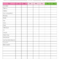 Free Printable Spreadsheet With Lines Within Budget List For Bills Template Down Your Weekly Expenses With This