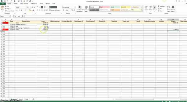 Free Sole Trader Accounts Spreadsheet Template For Simple Accounting Spreadsheet Unique Simple 4690