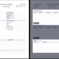 Free Spreadsheet For Craft Business Pertaining To The Daily Production Report, Explained With Free Template