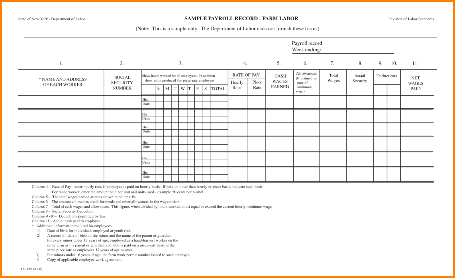 Free Spreadsheet Forms With Regard To Payroll Sheet Sample Free Printable Forms Maggihub Ruralco