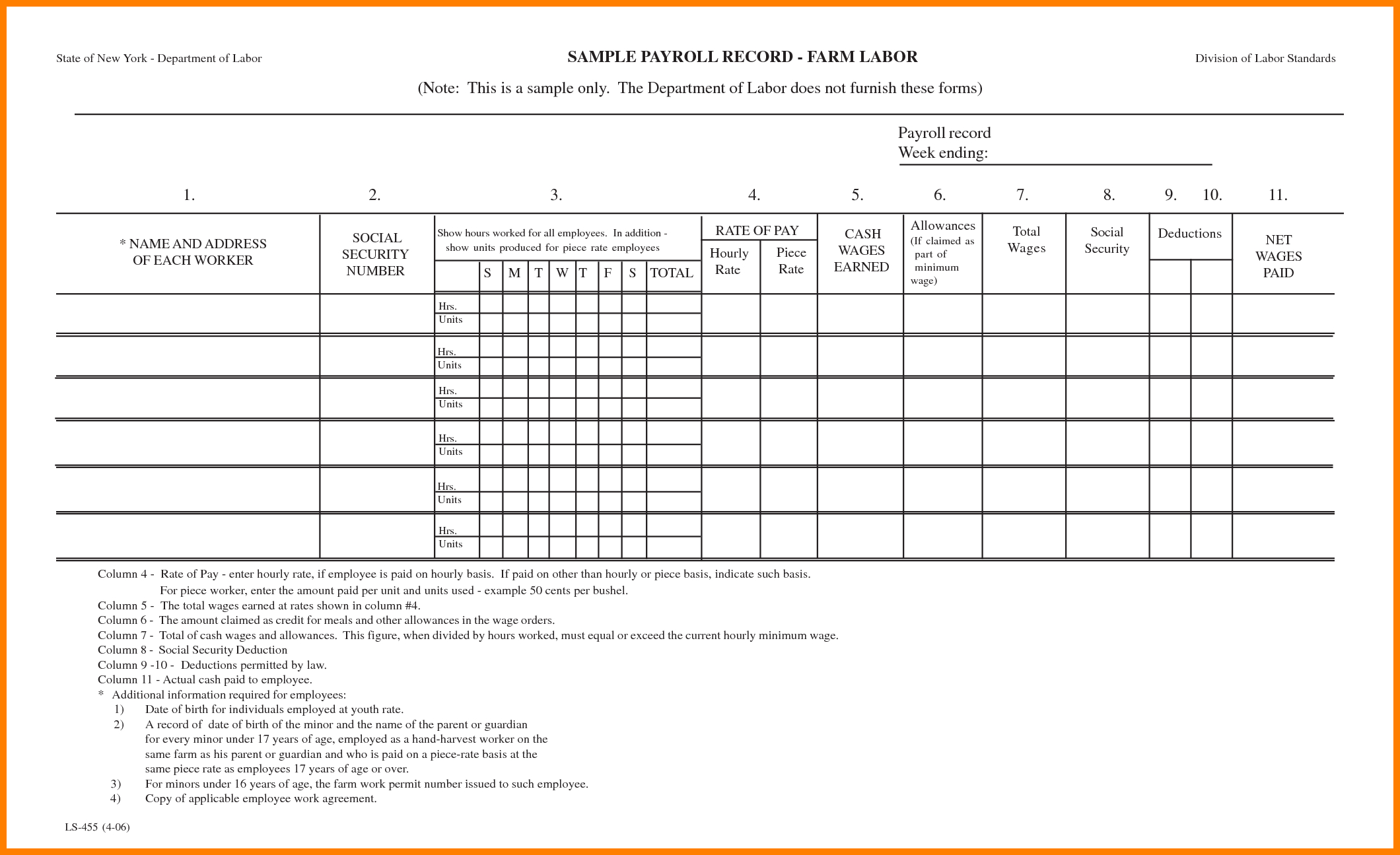 Free Spreadsheet Forms with regard to Payroll Sheet Sample Free Printable Forms Maggihub Ruralco