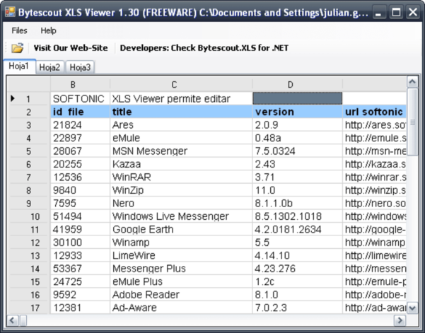 spreadsheet for windows 10 free download