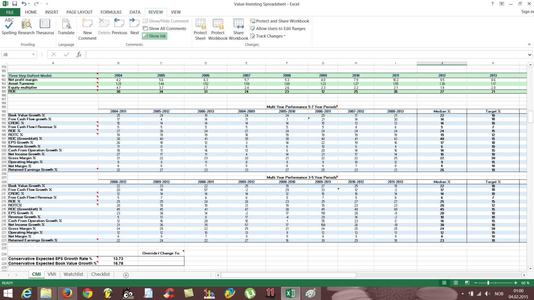 Free Stock Spreadsheet with Free Value Investing Stock Spreadsheet — db ...