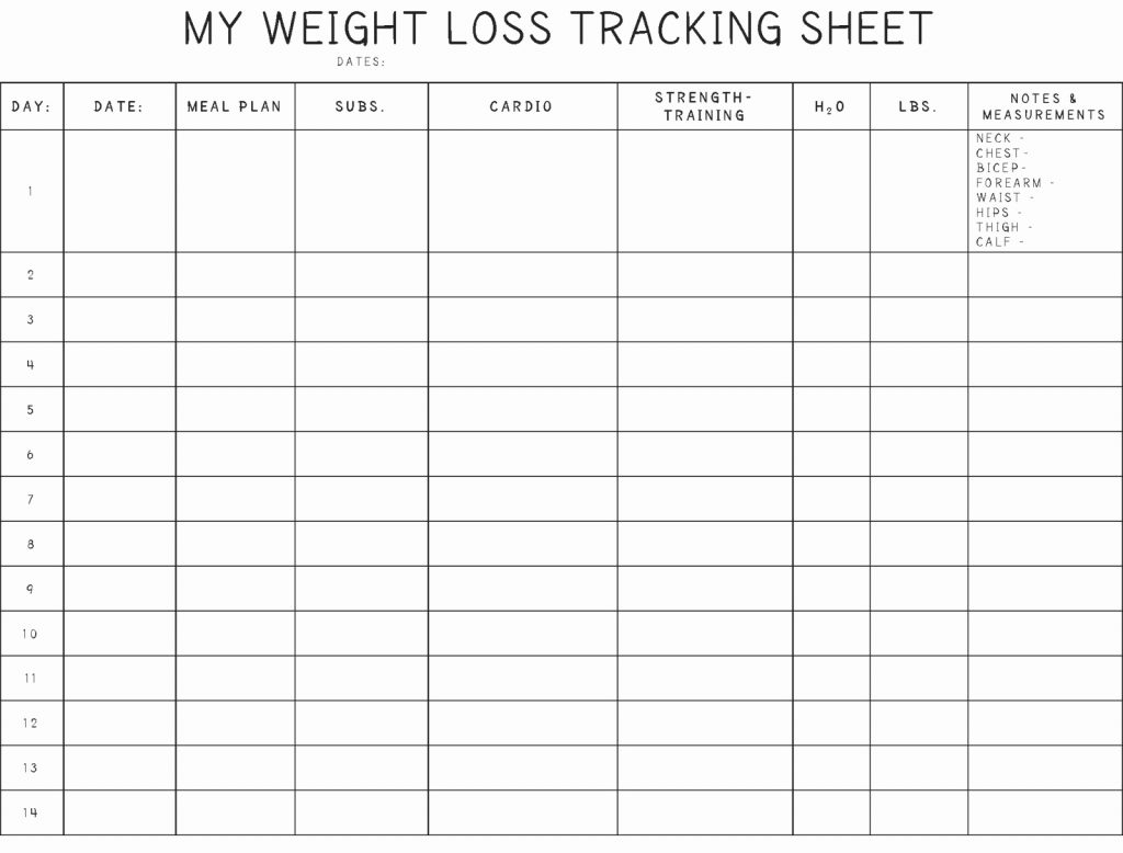 Free Weight Loss Spreadsheet Template Throughout Biggest Loser Chart Template Fresh Free Weight Loss Spreadsheet