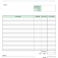 Freelance Spreadsheet Work Intended For Work Invoice Sample Estimate Templates With Spreadsheet Template Gst