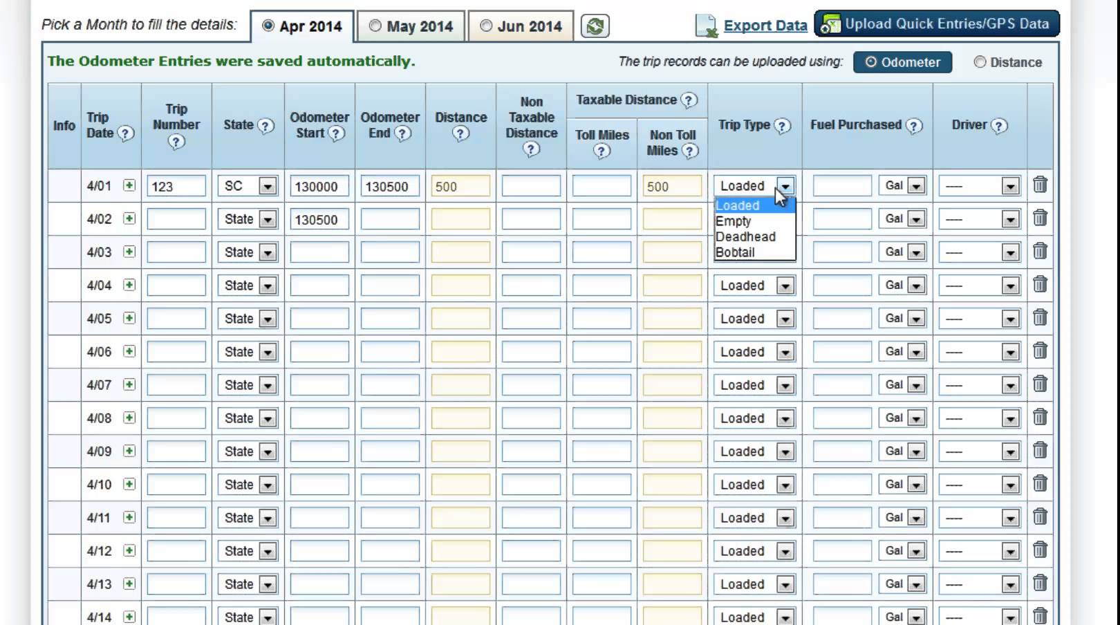 Fuel Tracking Spreadsheet Excel With Regard To Trucking Spreadsheet  Homebiz4U2Profit