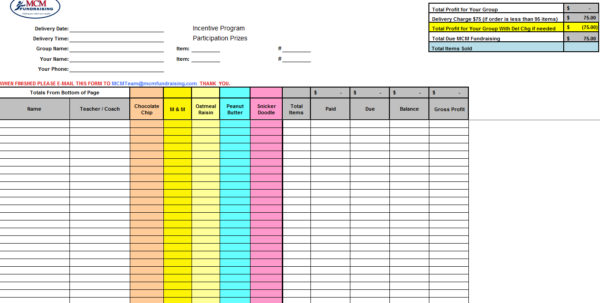 Fundraising Spreadsheet Google Spreadshee fundraising spreadsheet excel ...