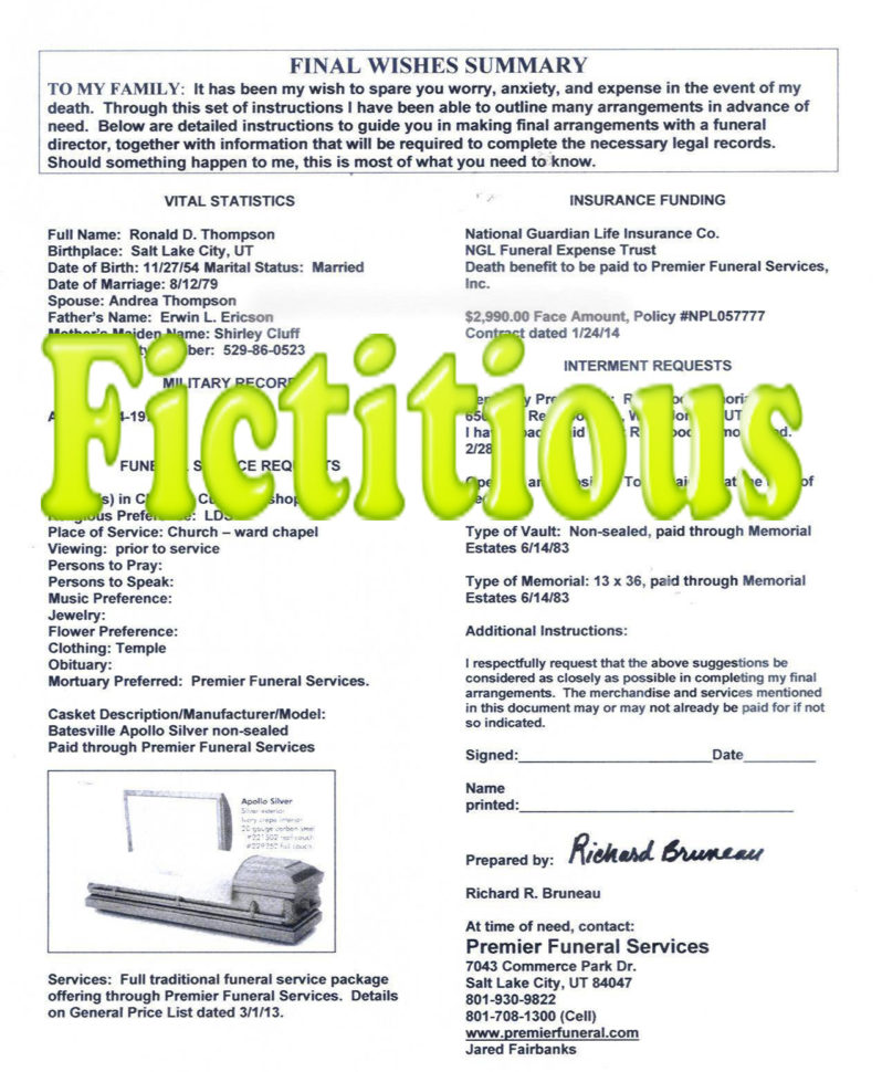 Funeral Cost Spreadsheet Within Funeral Services  Cremation  Funeral Planning  Utah