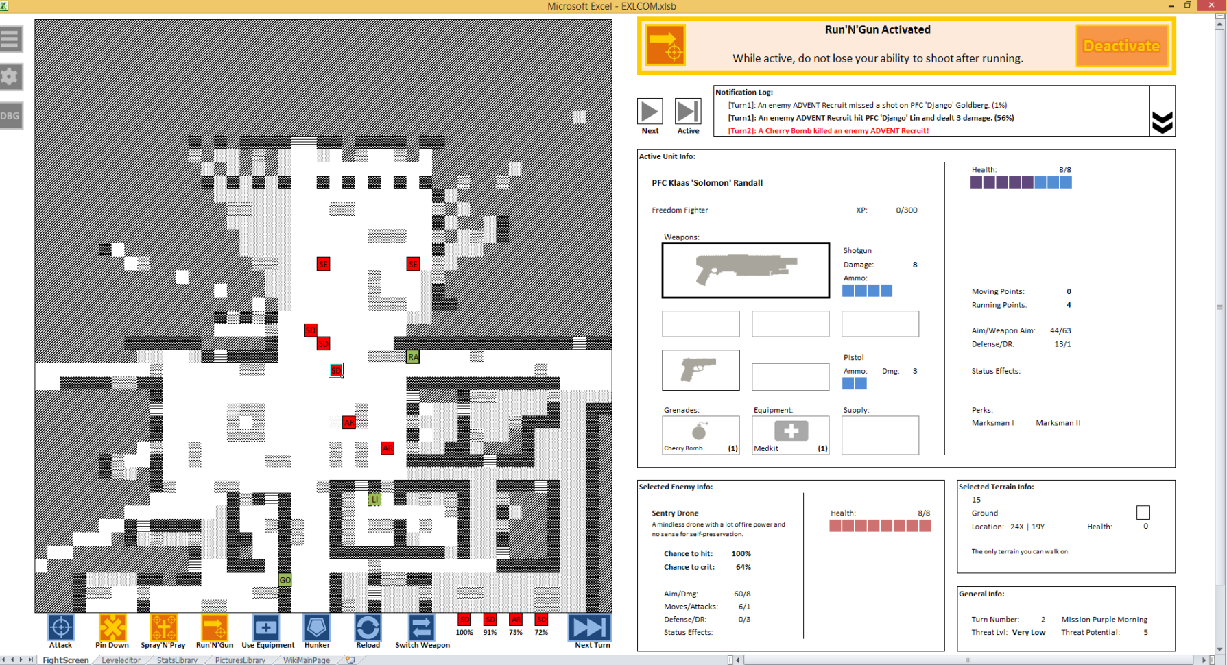 Game Design Spreadsheet Within This Xcom Excel Game Makes You A Spreadsheet Commander