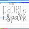 Gas Lift Design Spreadsheet In The Home Base Cfo Spreadsheet  Paper + Spark