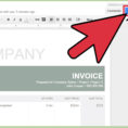Generate Invoice From Google Spreadsheet With Regard To How To Make An Invoice In Google Docs: 8 Steps With Pictures