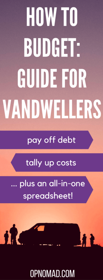 Get Out Of Debt Plan Spreadsheet For How To Budget For Living In Your Car To Get Out Of Debt Plus A