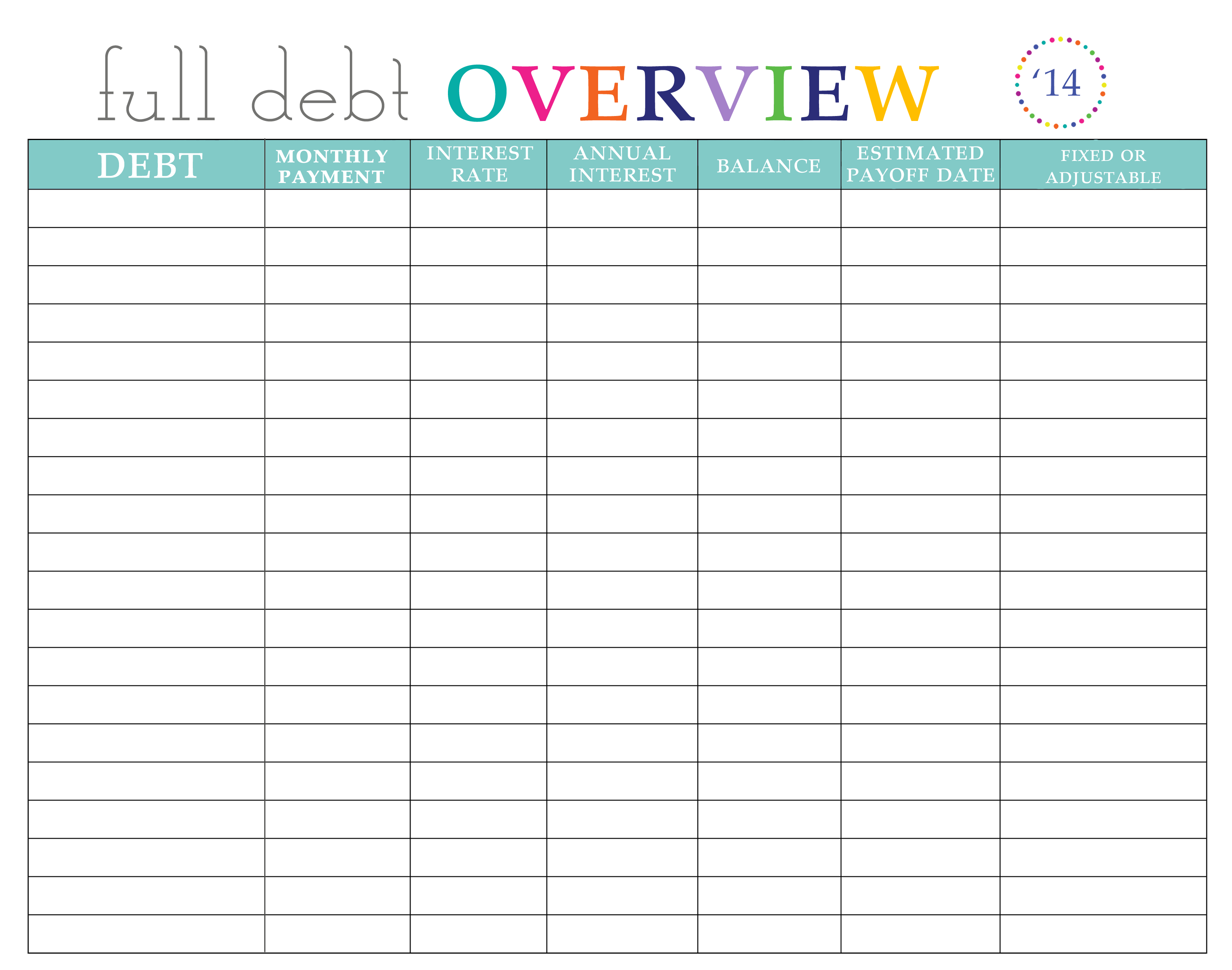 Get Out Of Debt Plan Spreadsheet Regarding Paying Off Debt Worksheets