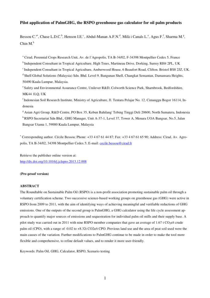 Ghg Calculation Spreadsheet Within Pdf Palmghg, The Rspo Greenhouse Gas Calculator For Oil Palm Products