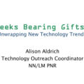 Gifts For Spreadsheet Geeks Intended For Ppt  Geeks Bearing Gifts: Unwrapping New Technology Trends