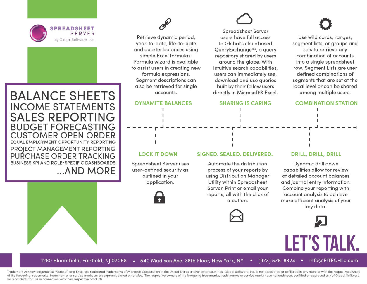 Global Spreadsheet Server In Spreadsheet Server  Fitech Consultants