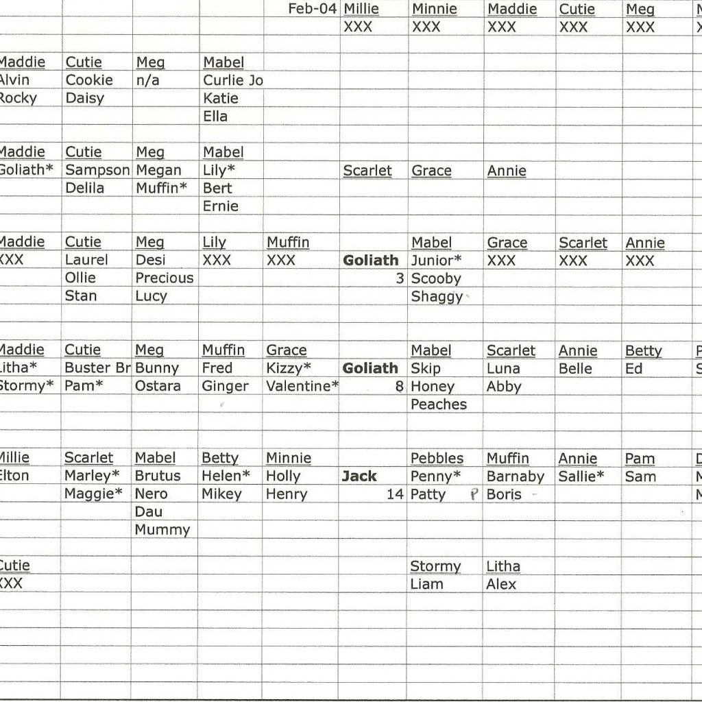 Goat Record Keeping Spreadsheet For Record Keeping For Goats  Eden Hills Regarding Farm Record Keeping
