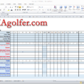 Golf Spreadsheet Template Intended For Golf Scorecard Excel Template  Its Your Template