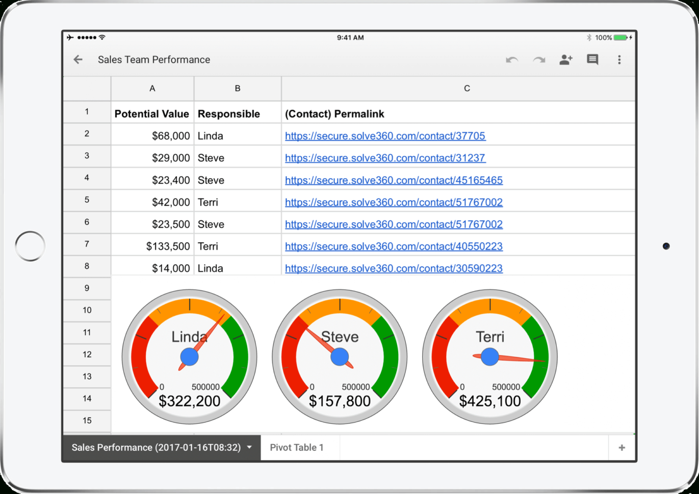 Google Live Spreadsheet Within Google Sheets  Feature Summary