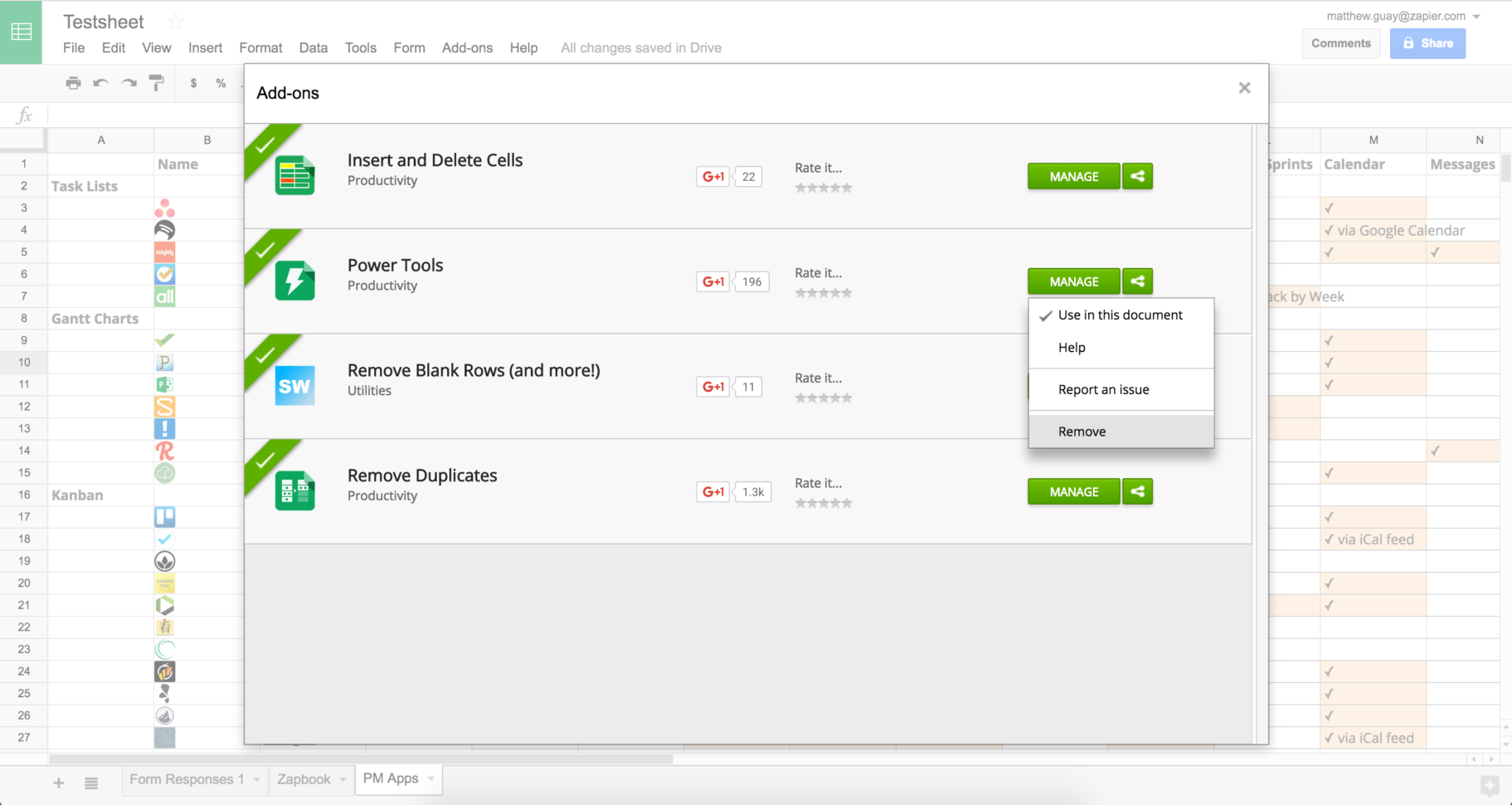 Google Sheets Spreadsheet With Regard To 50 Google Sheets Addons To Supercharge Your Spreadsheets  The