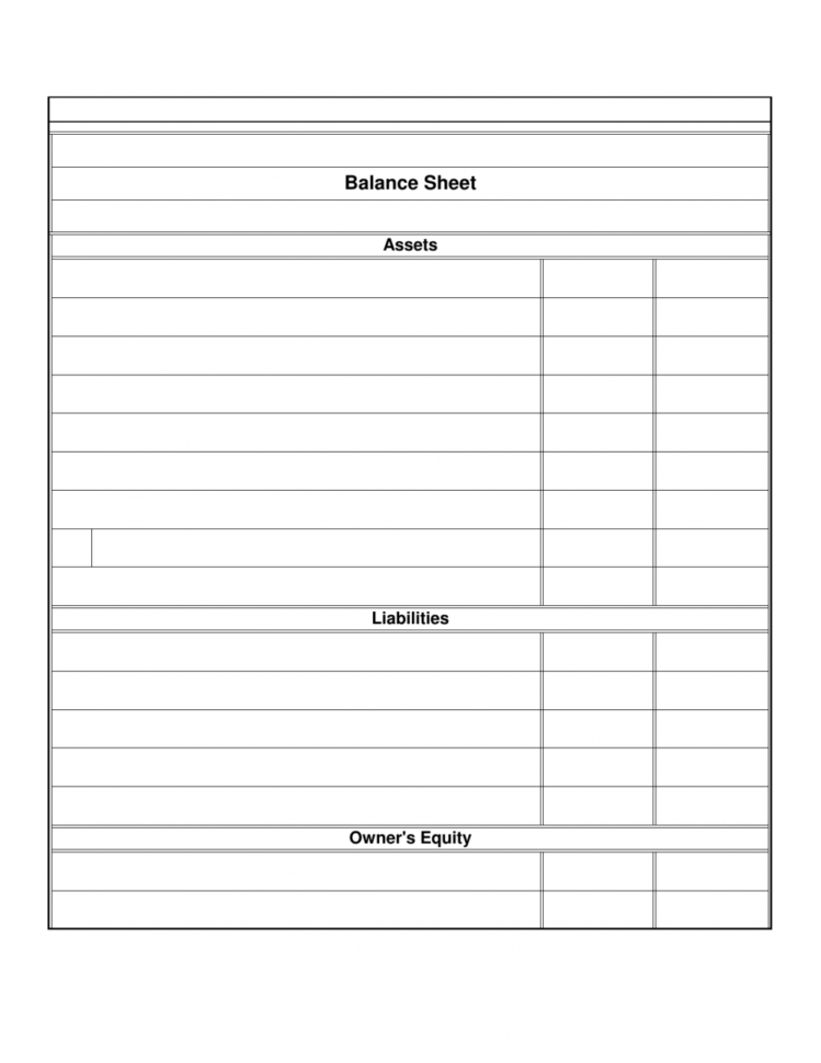 Google Spreadsheet Balance Sheet Template inside Balance  