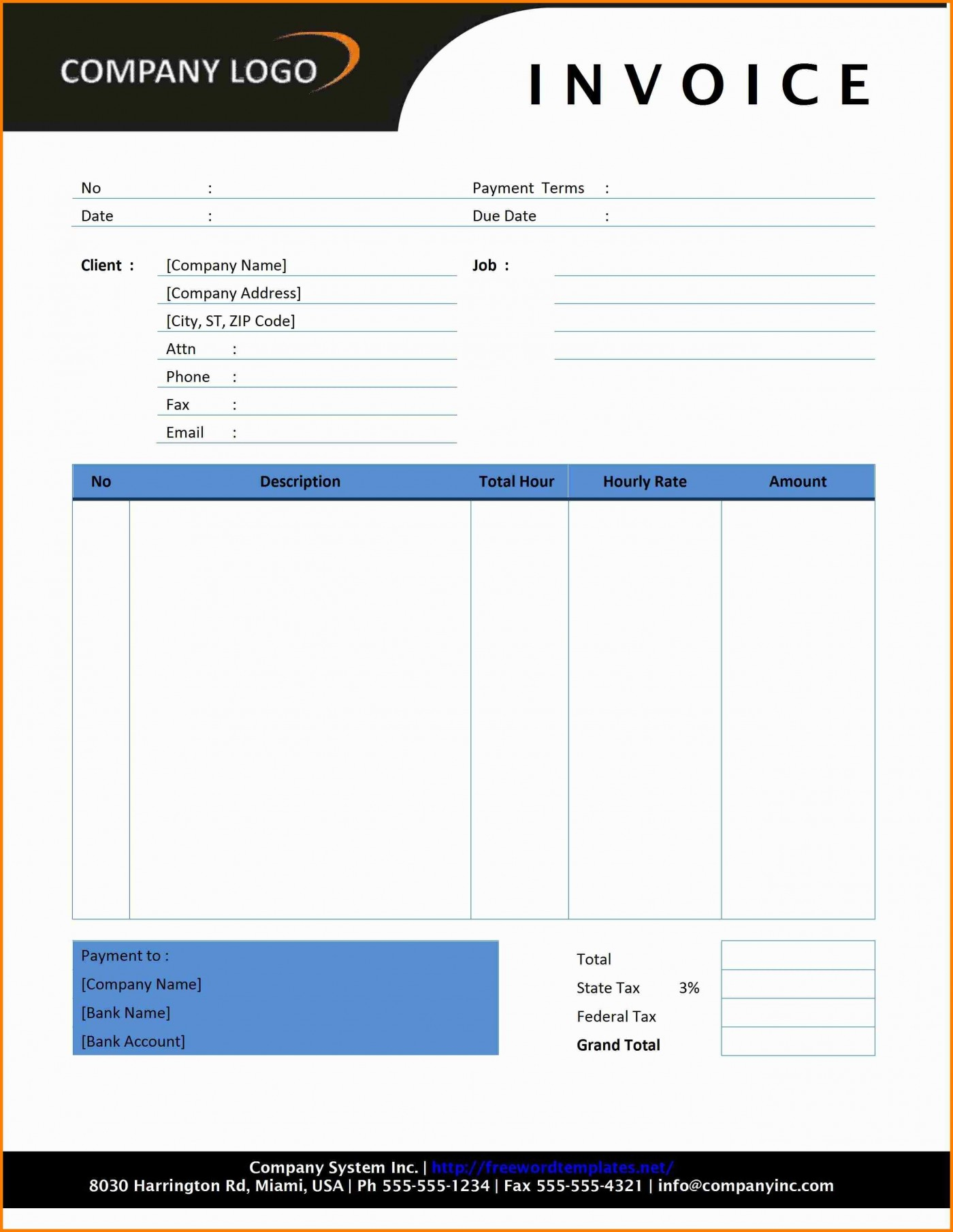 google sheet professional invoice template