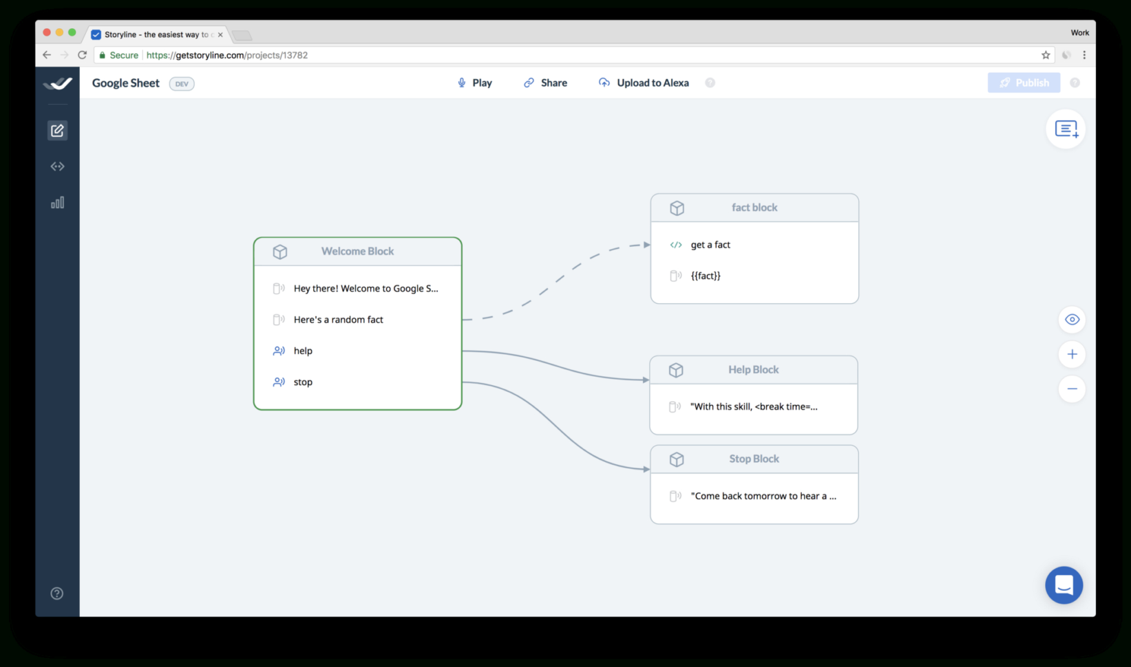Google Spreadsheet Json Api Inside How To Create A Skill For Amazon Alexa Using Google Sheets And Storyline