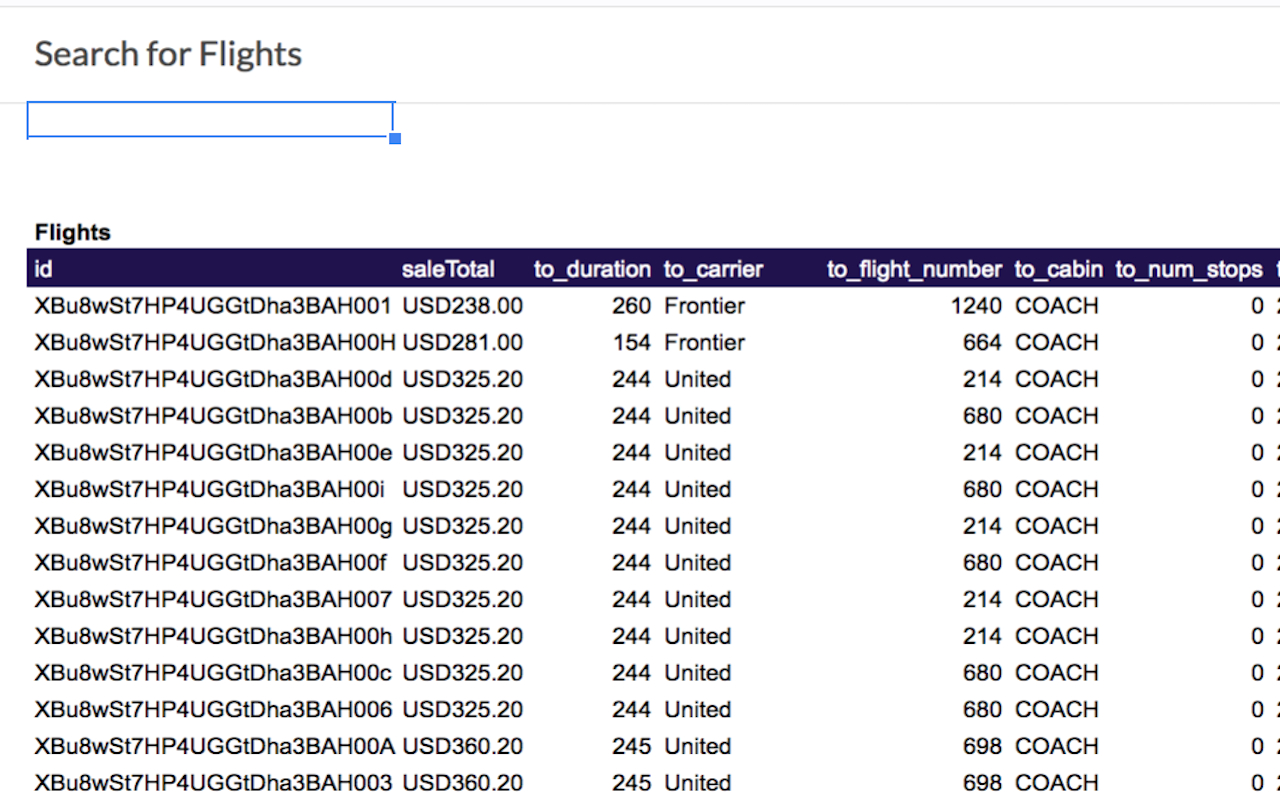 Google Spreadsheet Search Intended For Search For A List Of Flights  Spreadsheet Template In Google Sheets