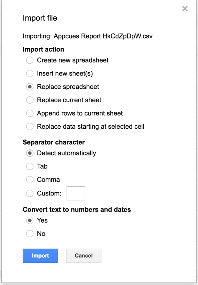 Google Spreadsheet Survey Form Throughout Viewing Form  Survey Results  Appcues Docs