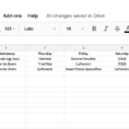 Grocery Budget Spreadsheet Pertaining To How I Use Google Sheets For Grocery Shopping And Meal Planning