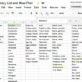 Grocery Budget Spreadsheet Throughout Grocery Budget Spreadsheet Good Excel Spreadsheet Spreadsheet
