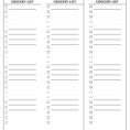 Grocery List Spreadsheet Throughout 28 Free Printable Grocery List Templates  Kitty Baby Love